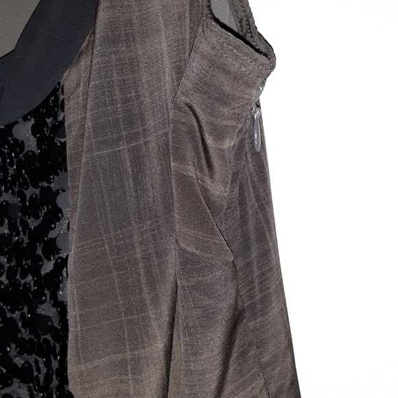 Simply Vera Vera Wang brown sequin dress - Picture 3 of 6